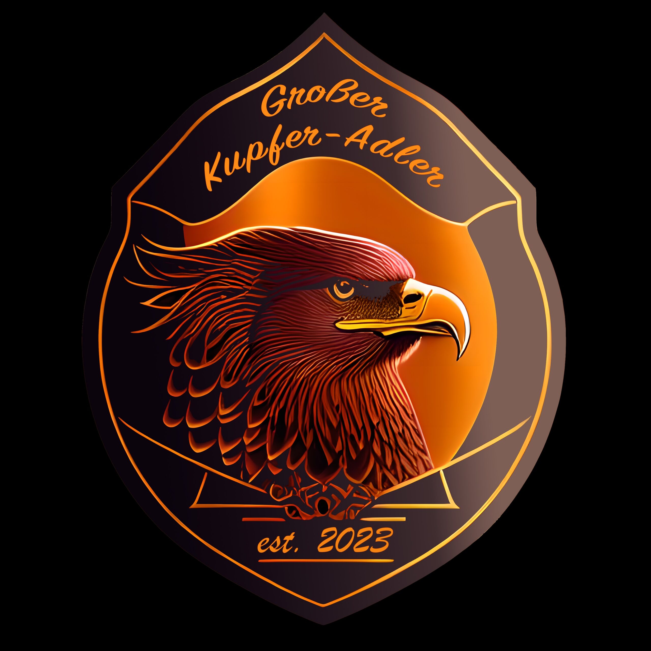 großer kupferadler (kompirmiert)